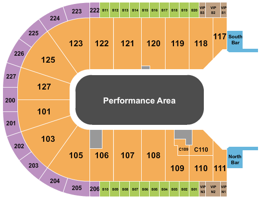 Acrisure Arena Hot Wheels Monster Trucks Seating Chart